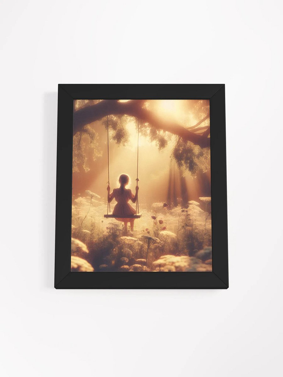 Sunday Swing Matte Poster In Frame product image (1)