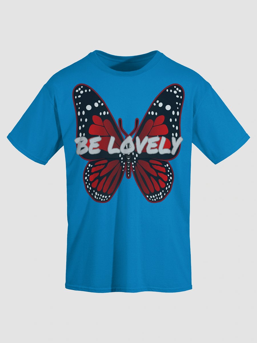 Be Lovely Butterfly Graphic Tee T-Shirt Women and Men product image (3)
