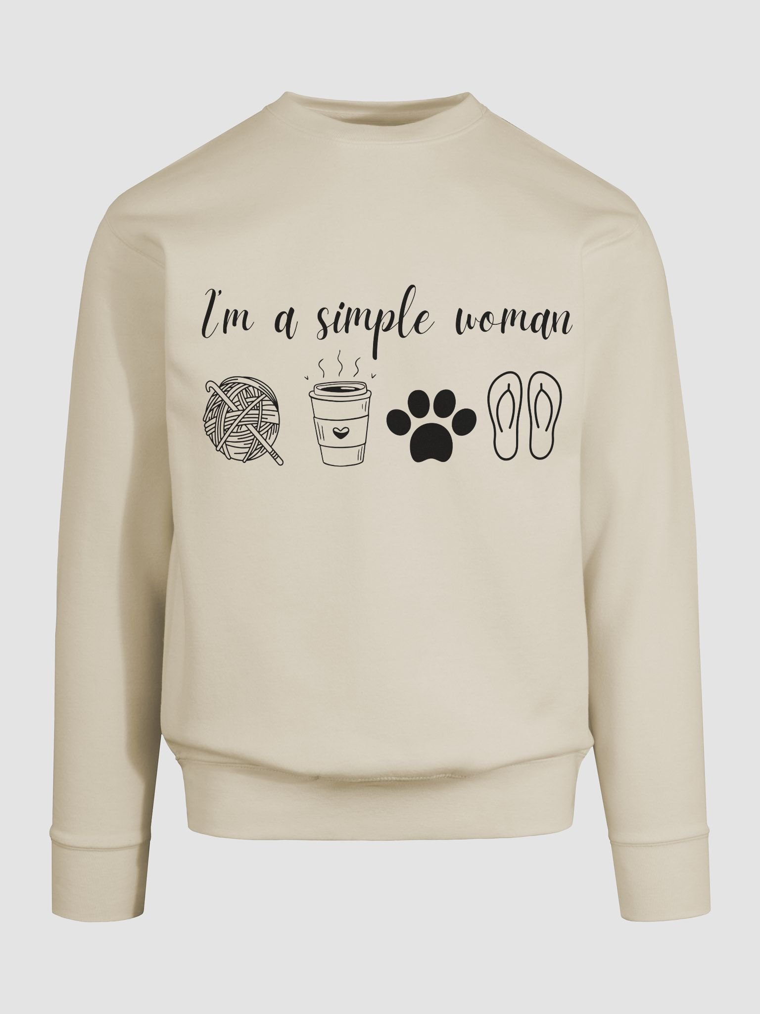 Ladies I'm a simple woman sweatshirt product image (18)