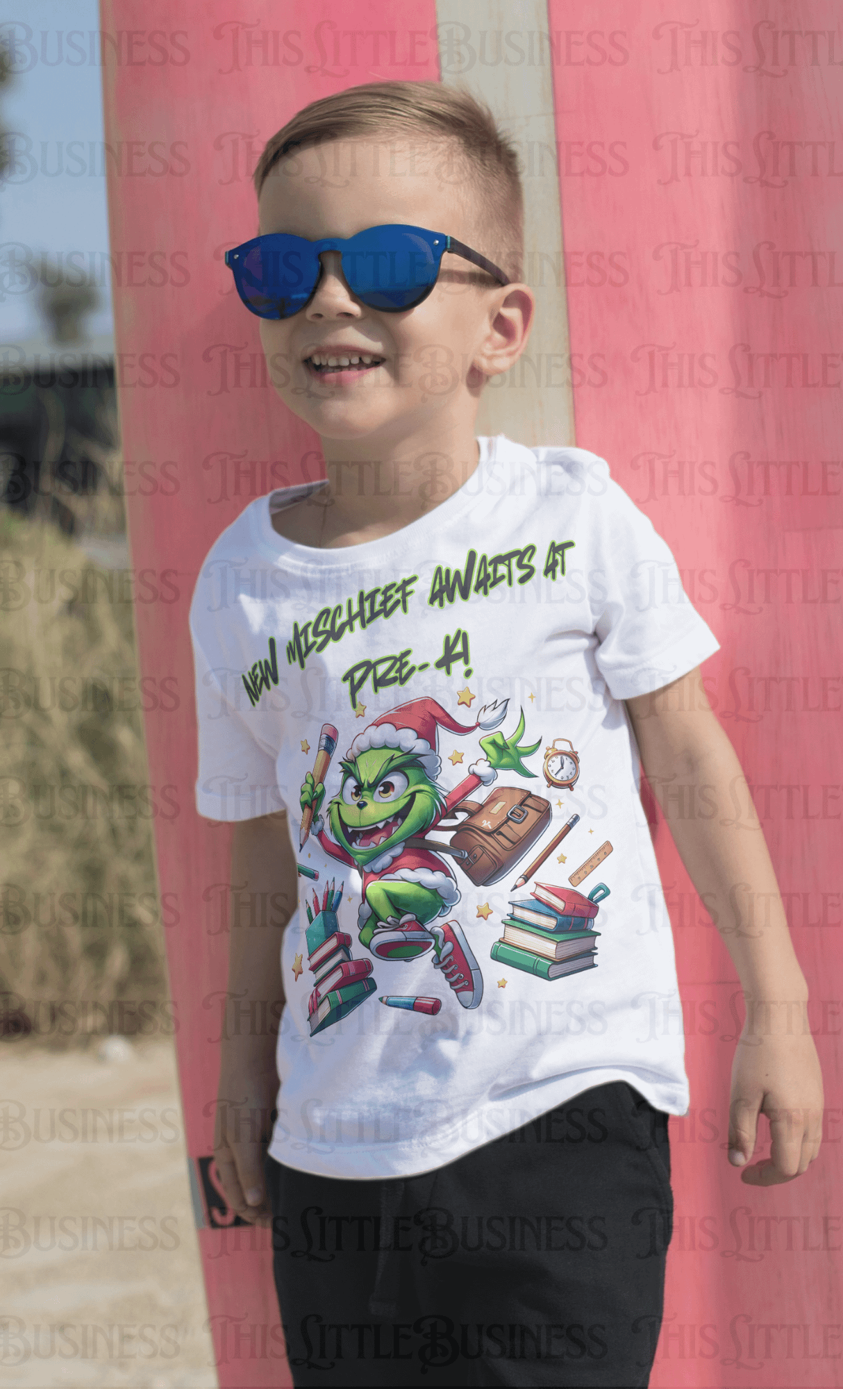 Custom Cartoon Superhero T-Shirts for Pre-K & Kindergarten: Personalized Fun in 100% Polyester product image (12)