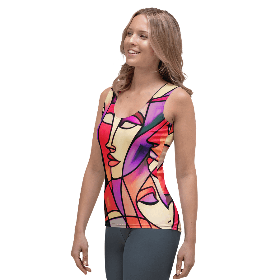 Womеns Faces Tank Top product image (3)