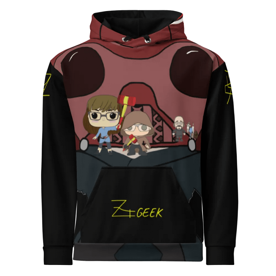 Dorn Geek Wars All Over Hoodie 2 product image (1)