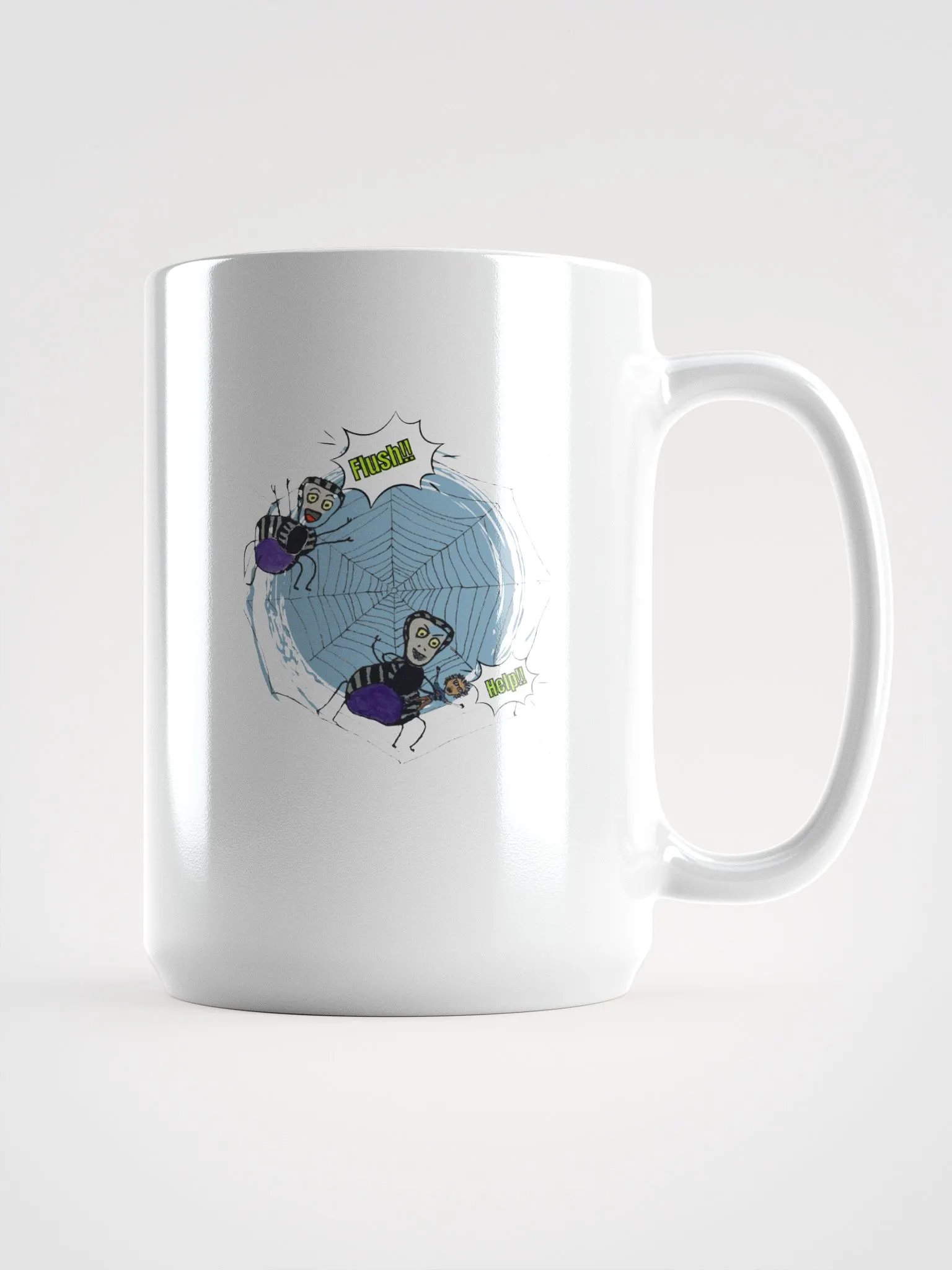 Iris-A-Phobia Flush coffee Mug product image (1)