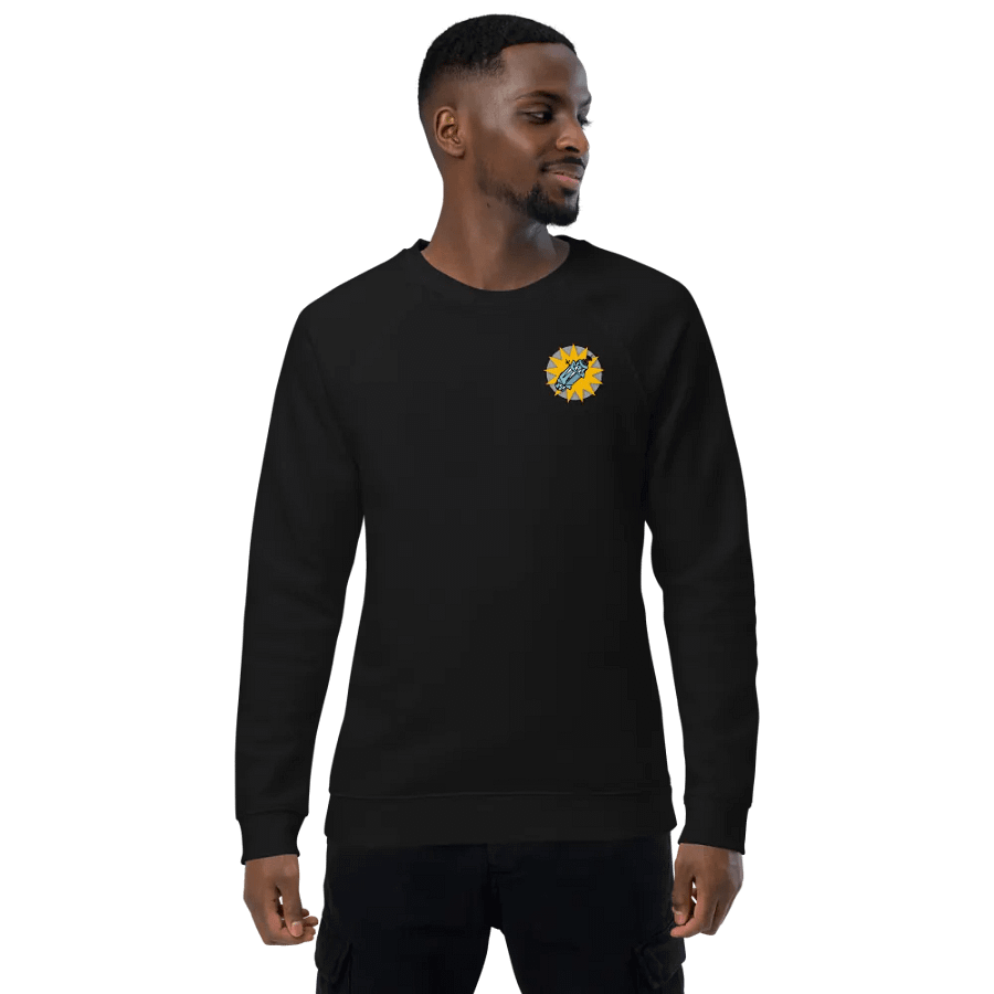 Justin Learns Things Black Sweatshirt product image (1)