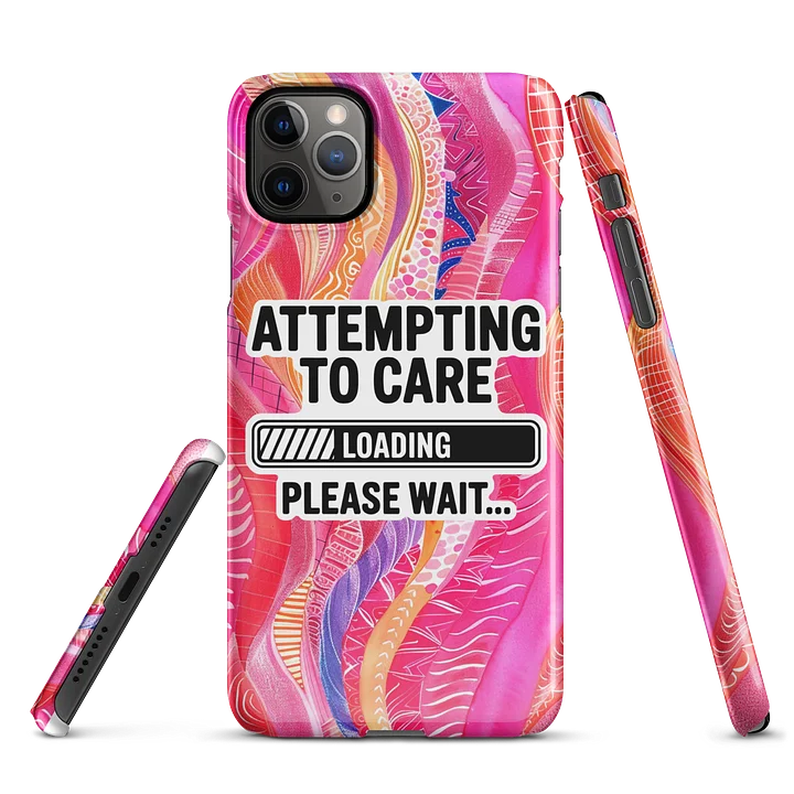 Whimsical Loading Bar iPhone® Snap Case product image (3)