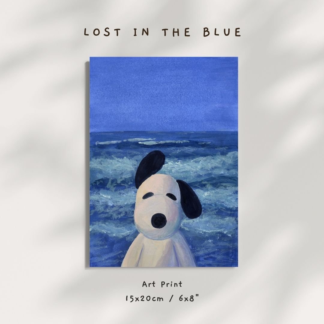 Lost in the Blue - Art Print product image (1)