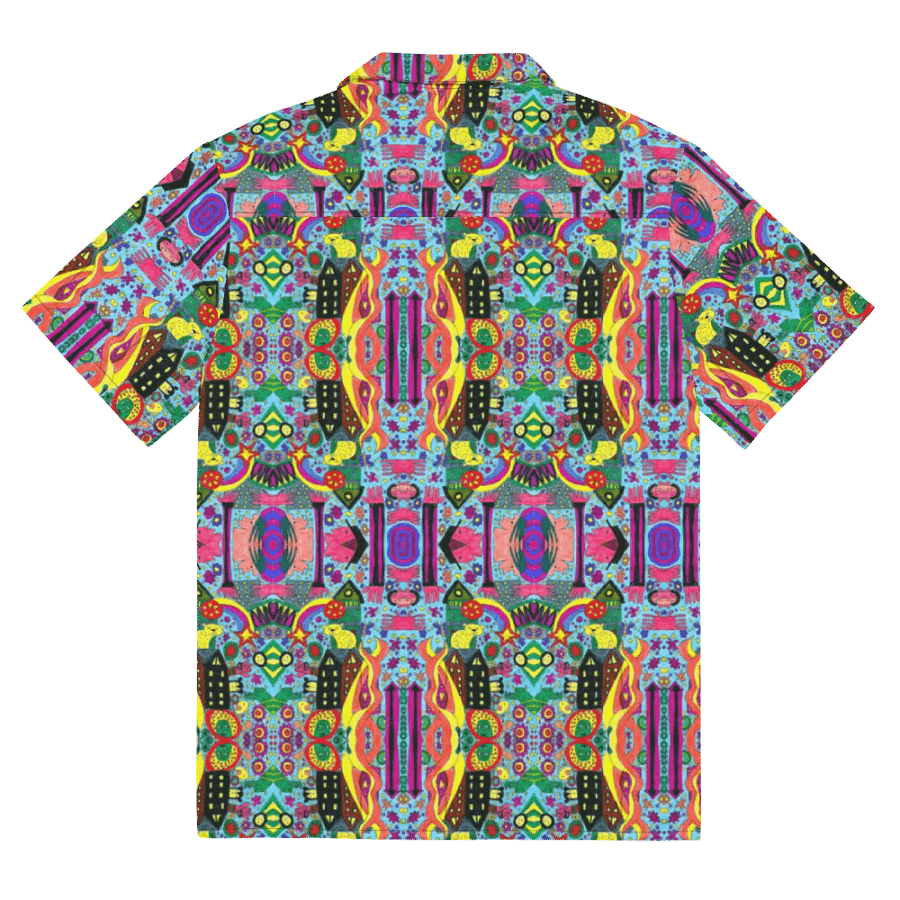 Abstract Doodle Art Joy Unisex Hawaiian Shirt product image (11)