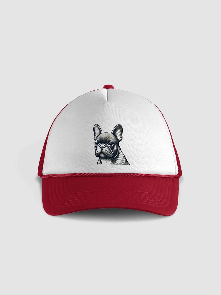 Bulldog Sketch Foam Trucker Hat product image (2)