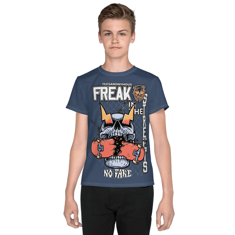 Youth Graphic Tee - Freak in the Streets V14 product image (3)