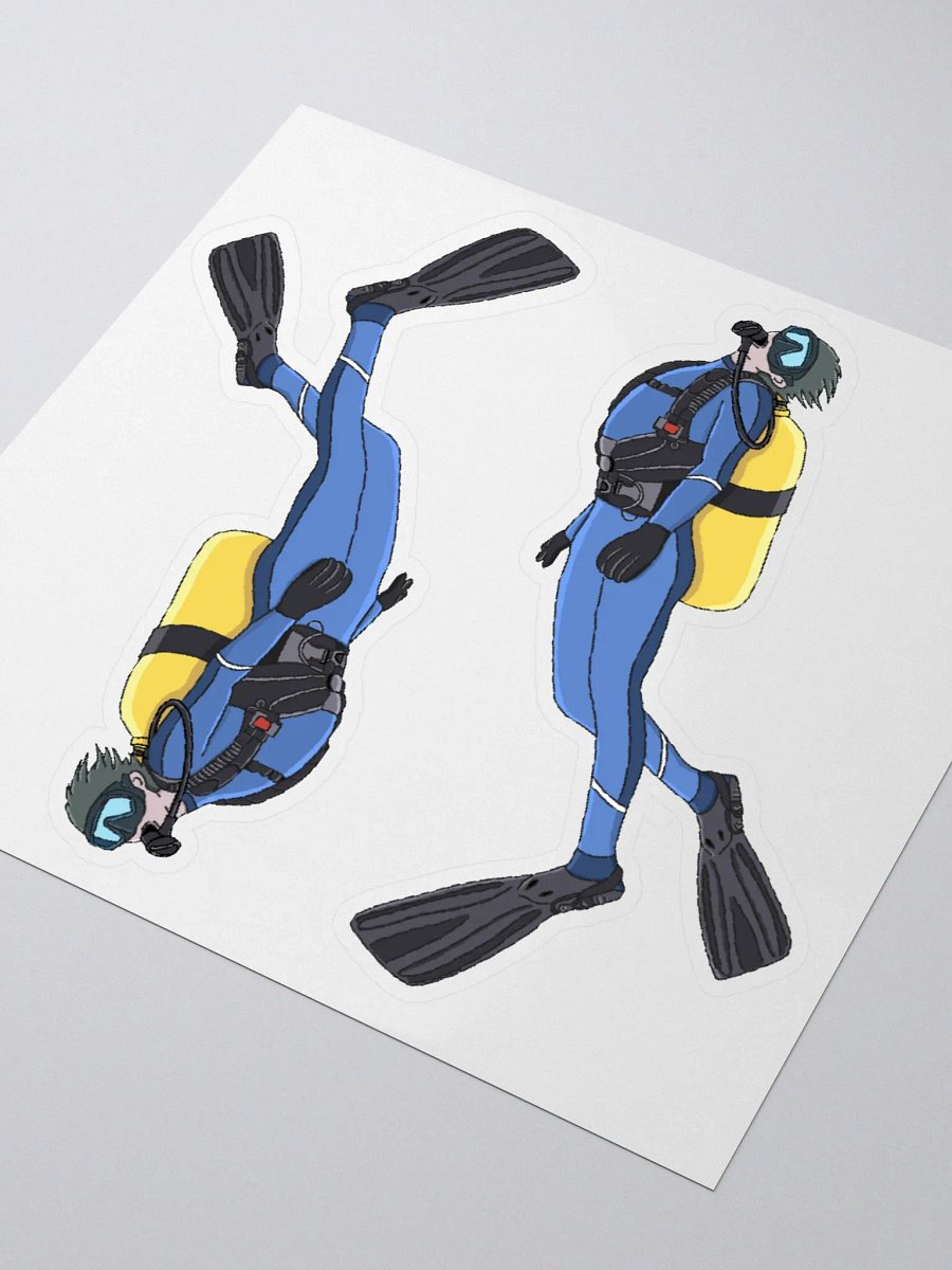 Rebreather Diver Sticker Set product image (4)