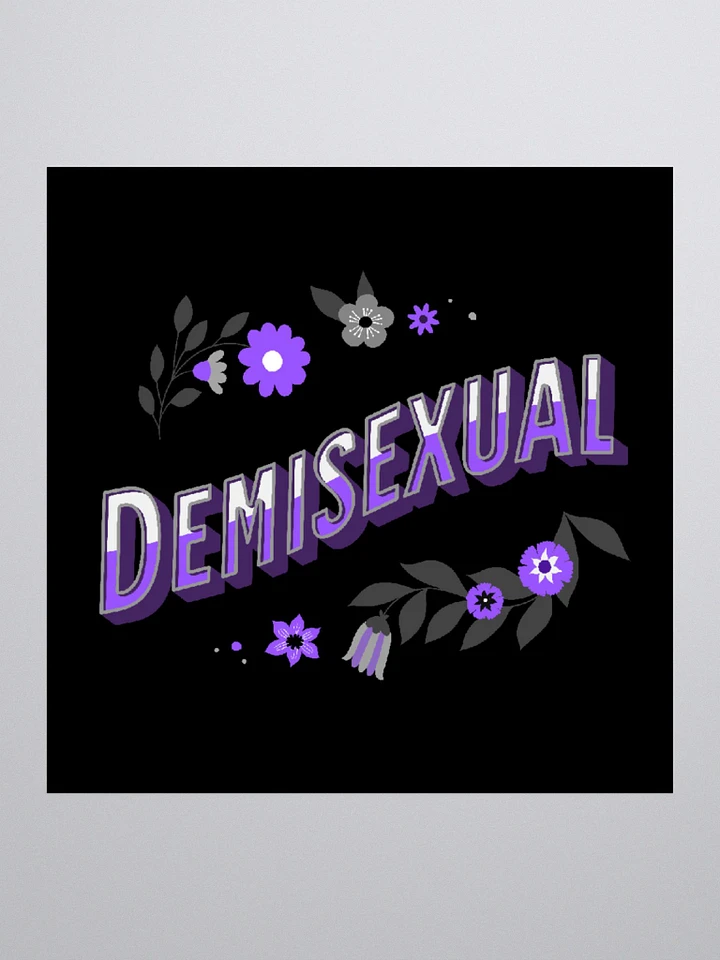 Floral Demisexual Sticker product image (3)