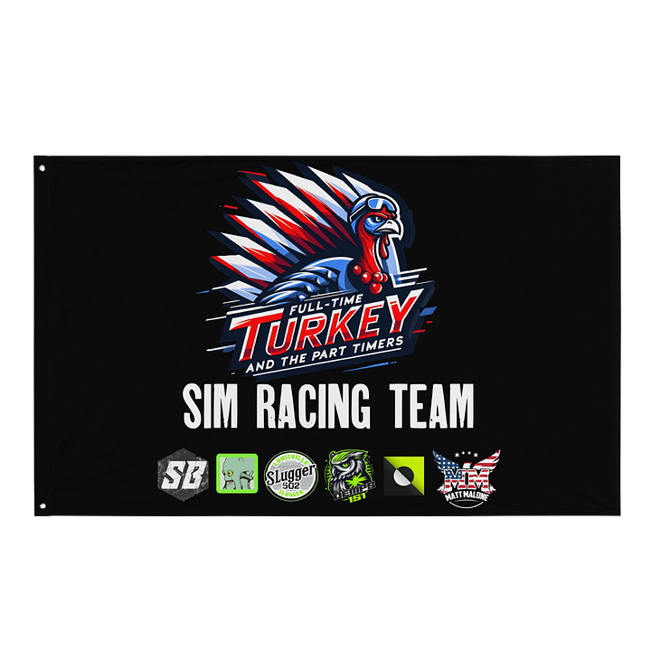 FULL TIME TURKEY AND THE PART TIMERS FLAG product image (1)