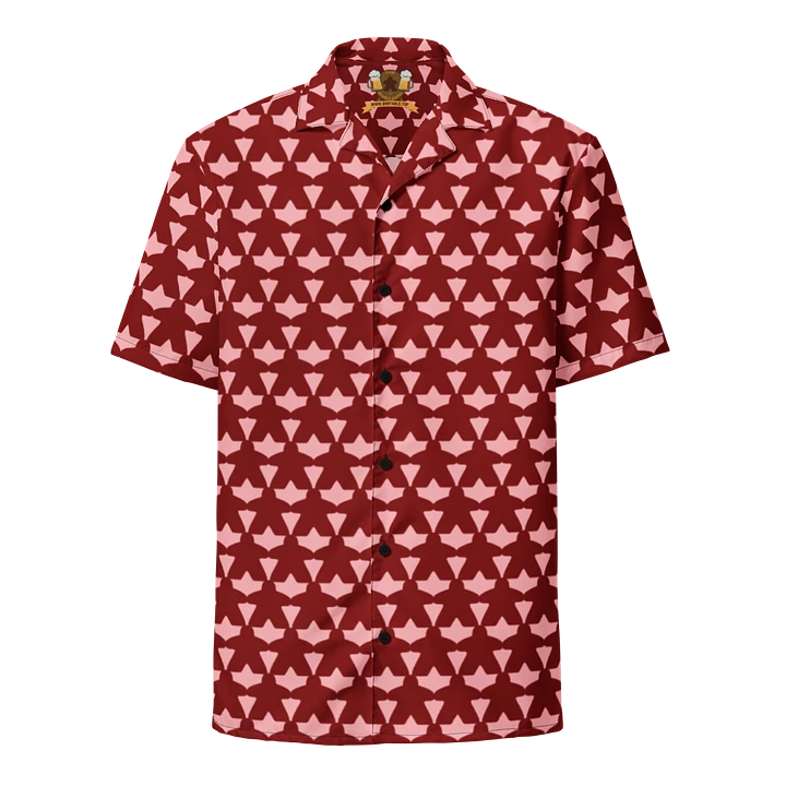 Meeple Hawaiian Shirt (Red) product image (2)