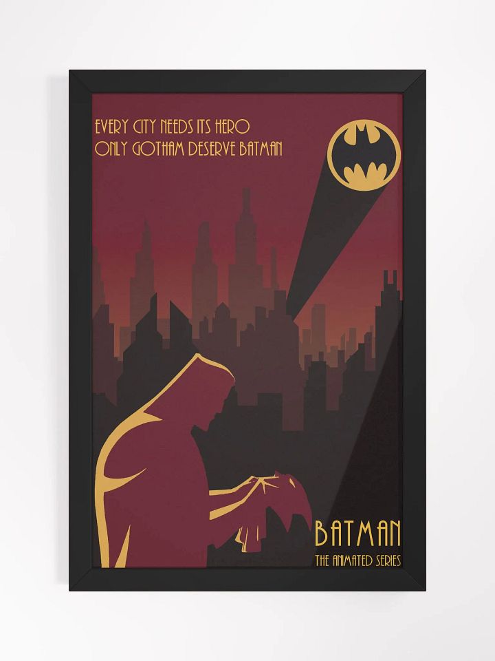 Batman Animated Series Movie Poster Framed product image (1)