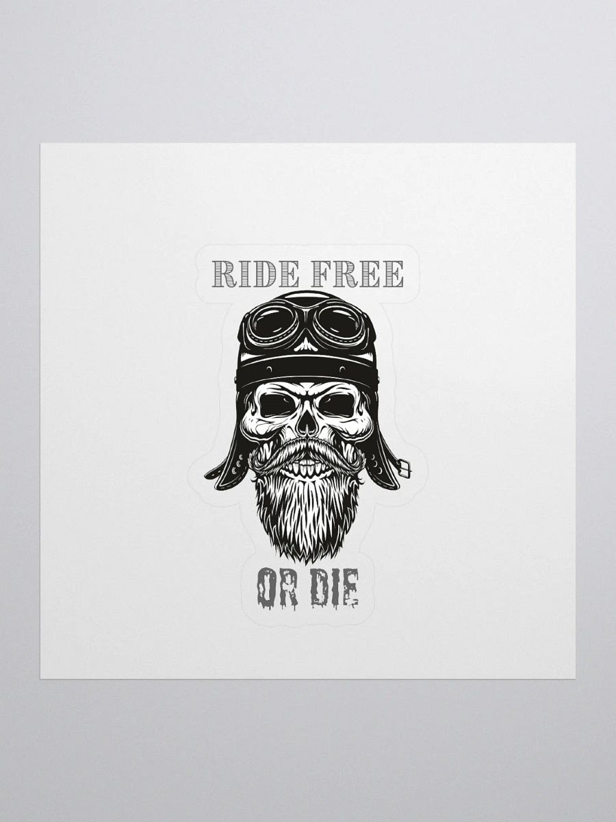 RIDE FREE OR DIE Decal product image (1)
