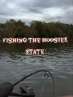 Indiana Fall Fishing. Cloudy and Still Beautiful #fishing #indiana #viral 