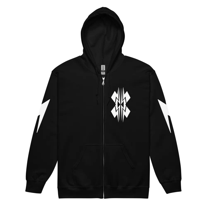 The Real Deal Zip-Up Hoodie [White Symbol Var.] product image (2)