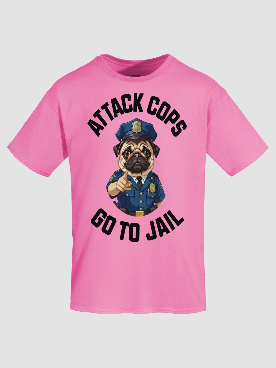 Unapologetic Truth: "Attack Cops Go to Jail" Tee - Black Ink product image (4)