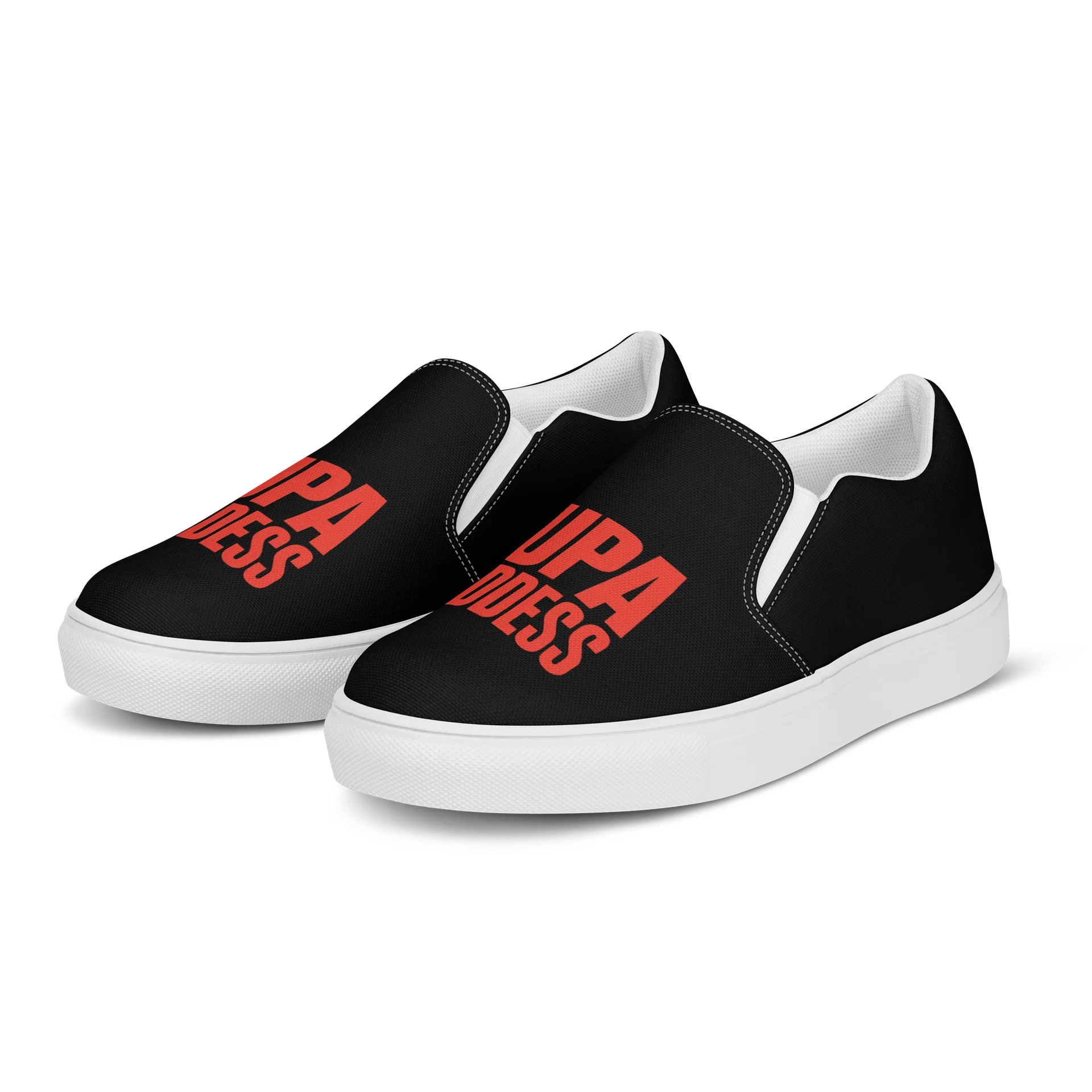 Red logo slip ons product image (3)