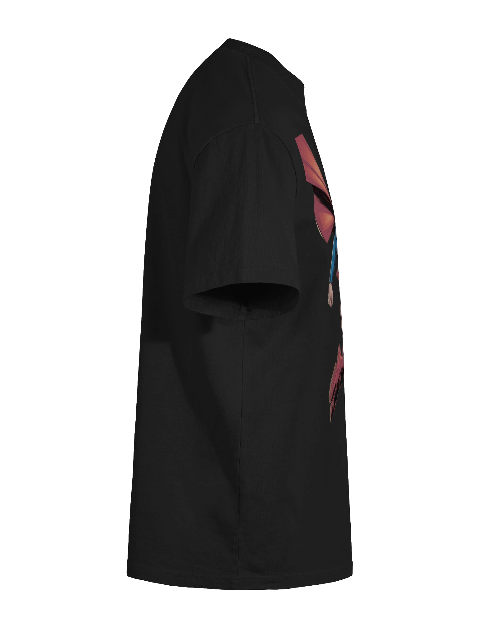 Supergirl Stellar Shadow Oversized Faded T-Shirt product image (11)