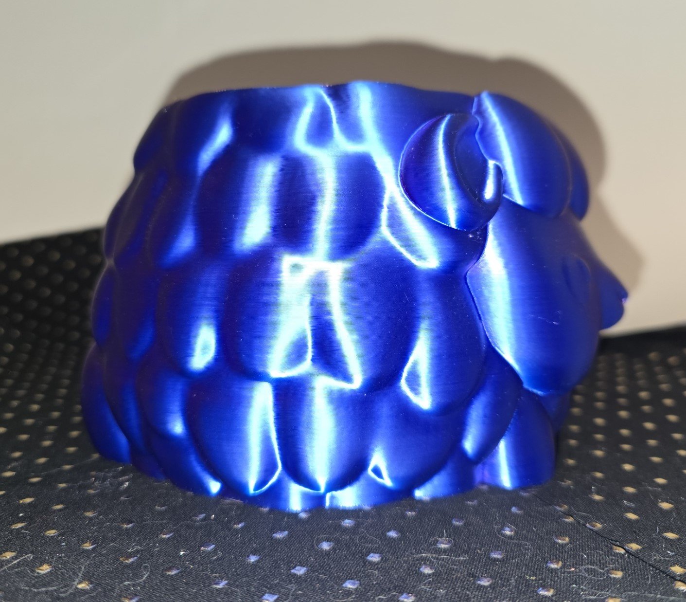Blue to Purple Sheep Yarn Bowl 3D printed 🐑 product image (2)