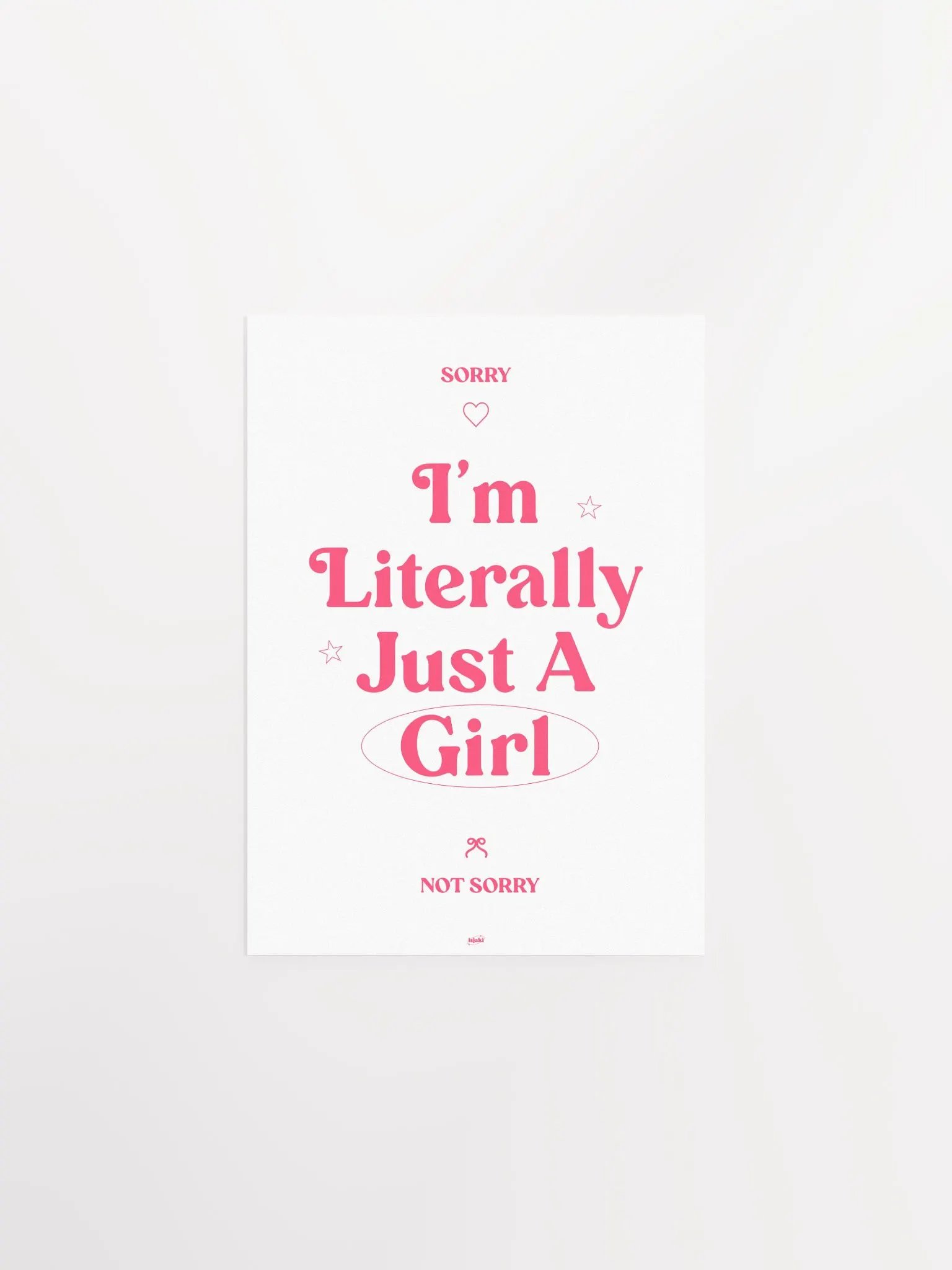 I'm Literally Just a Girl ~ Coquette Print product image (6)