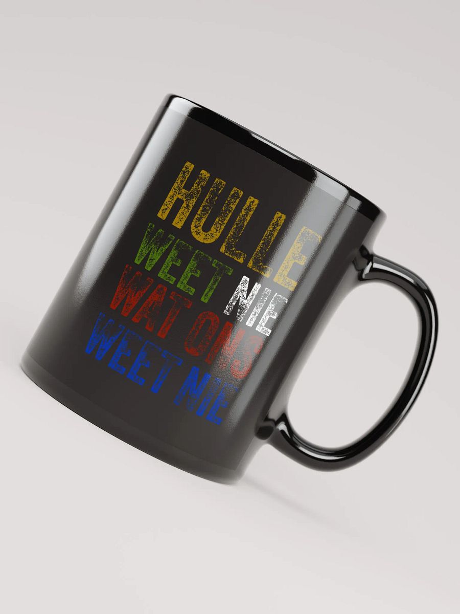 Hulle weet nie wat ons weet nie Black Glossy Mug product image (4)