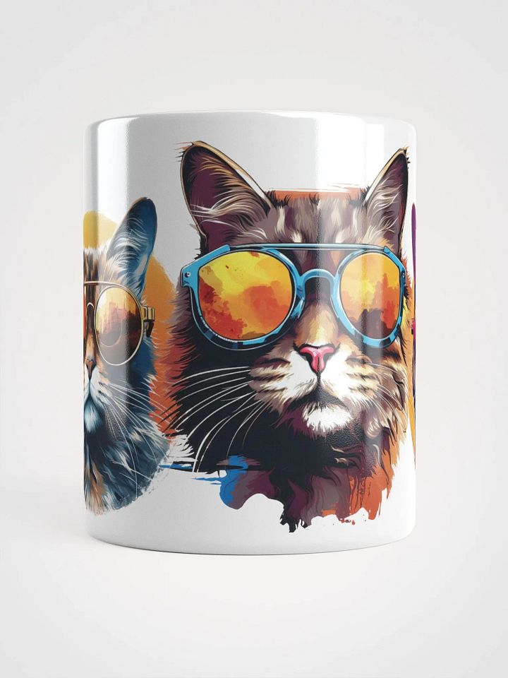 Cool Cats White Glossy Mug product image (2)