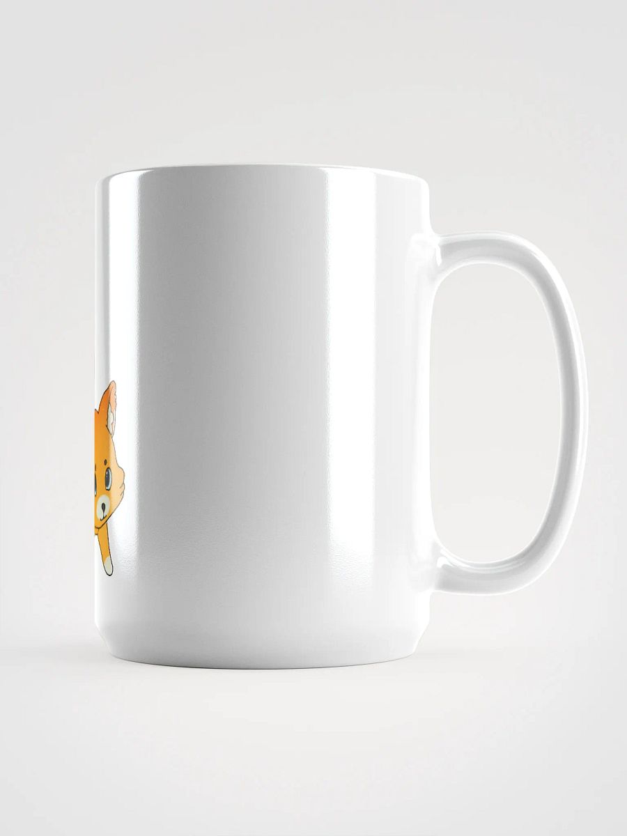 Crayon Fox White Glossy Mug product image (1)