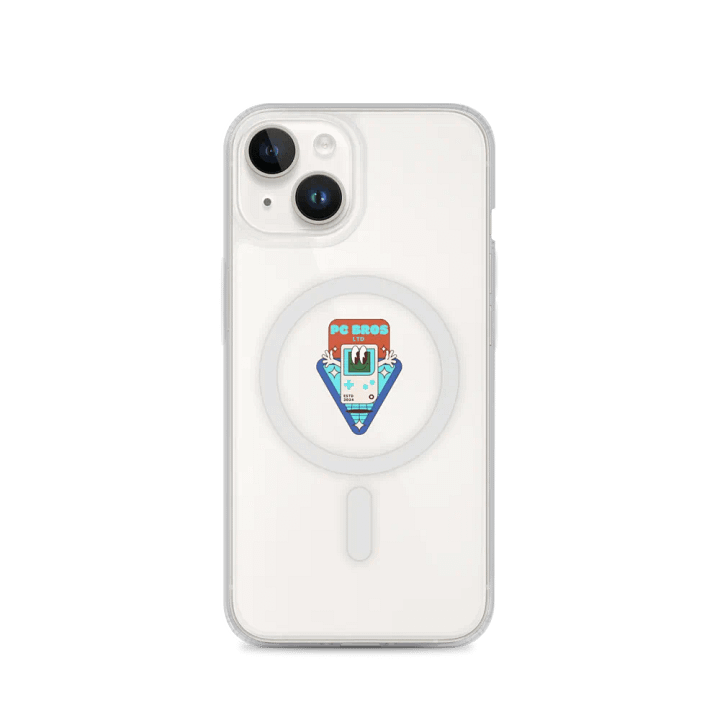 Retro Gamer Logo iPhone® MagSafe® Clear Case product image (4)