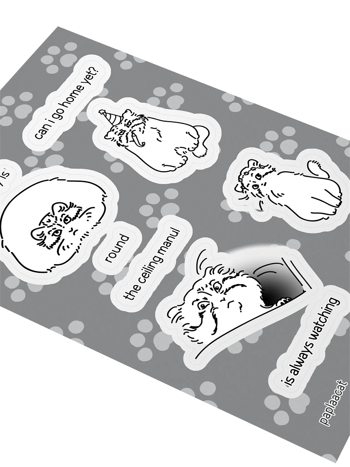 Manul Sticker Set 2 product image (2)