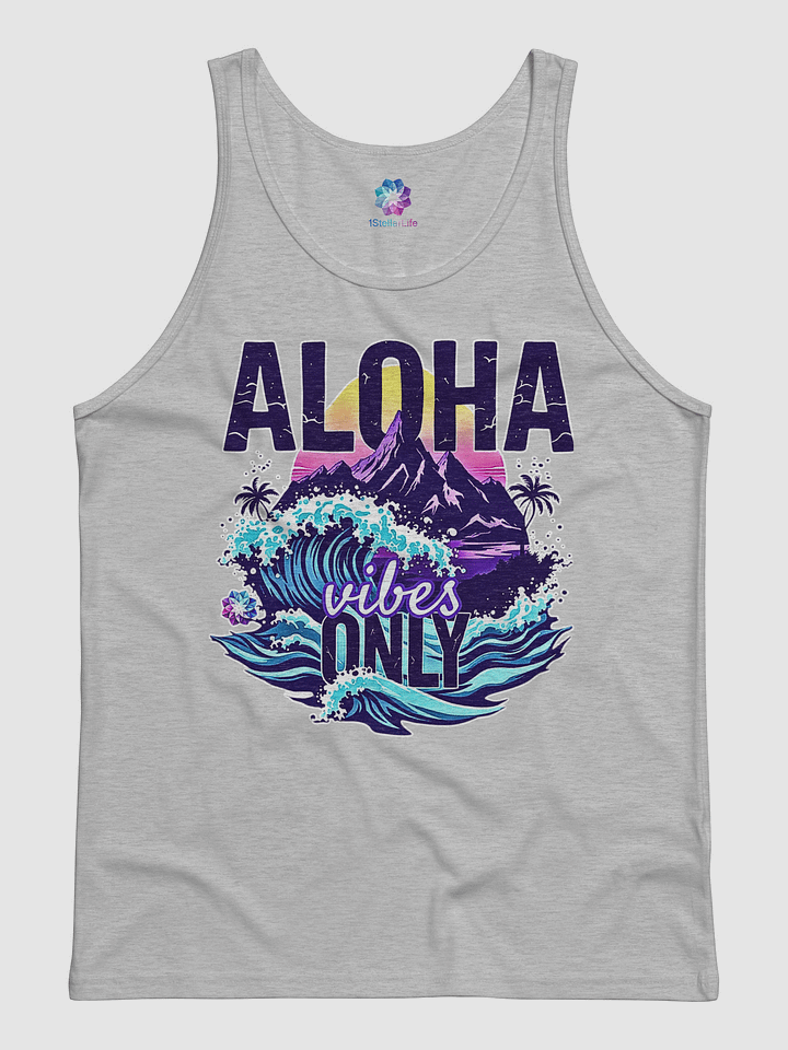Aloha Vibes Only Jersey Tank product image (33)