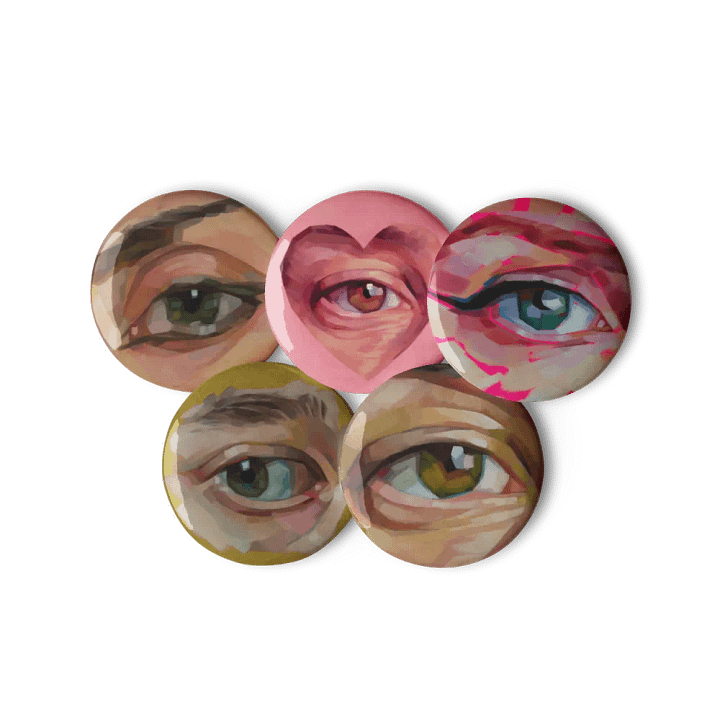 Eye Portrait Pin Set product image (1)