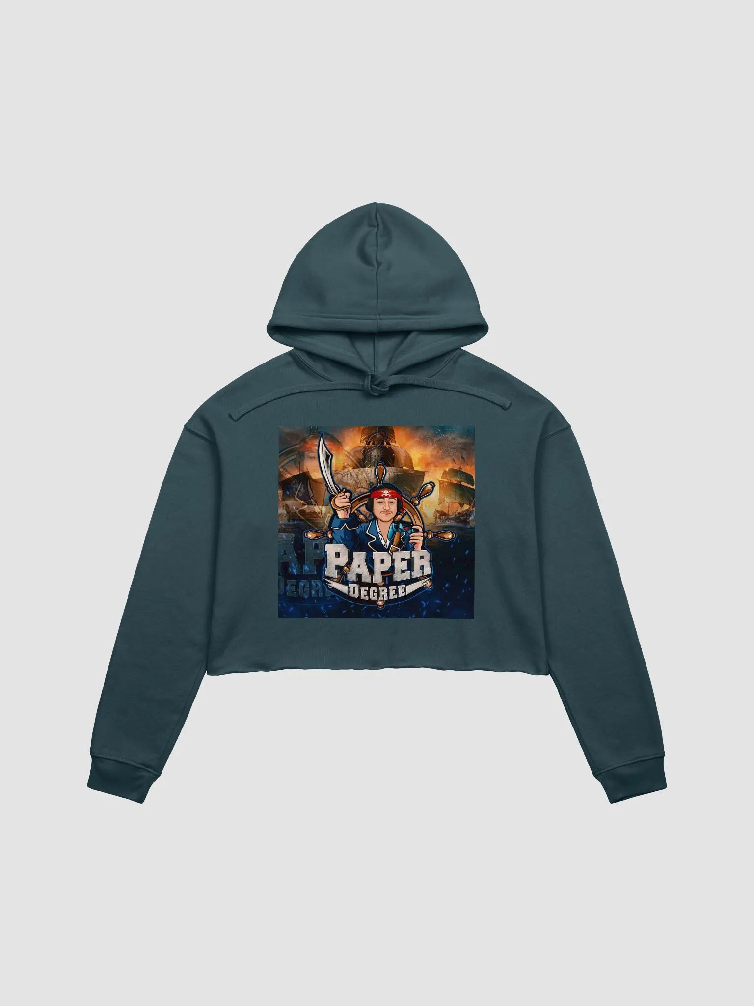 Womens Pirate crop hoodie product image (1)