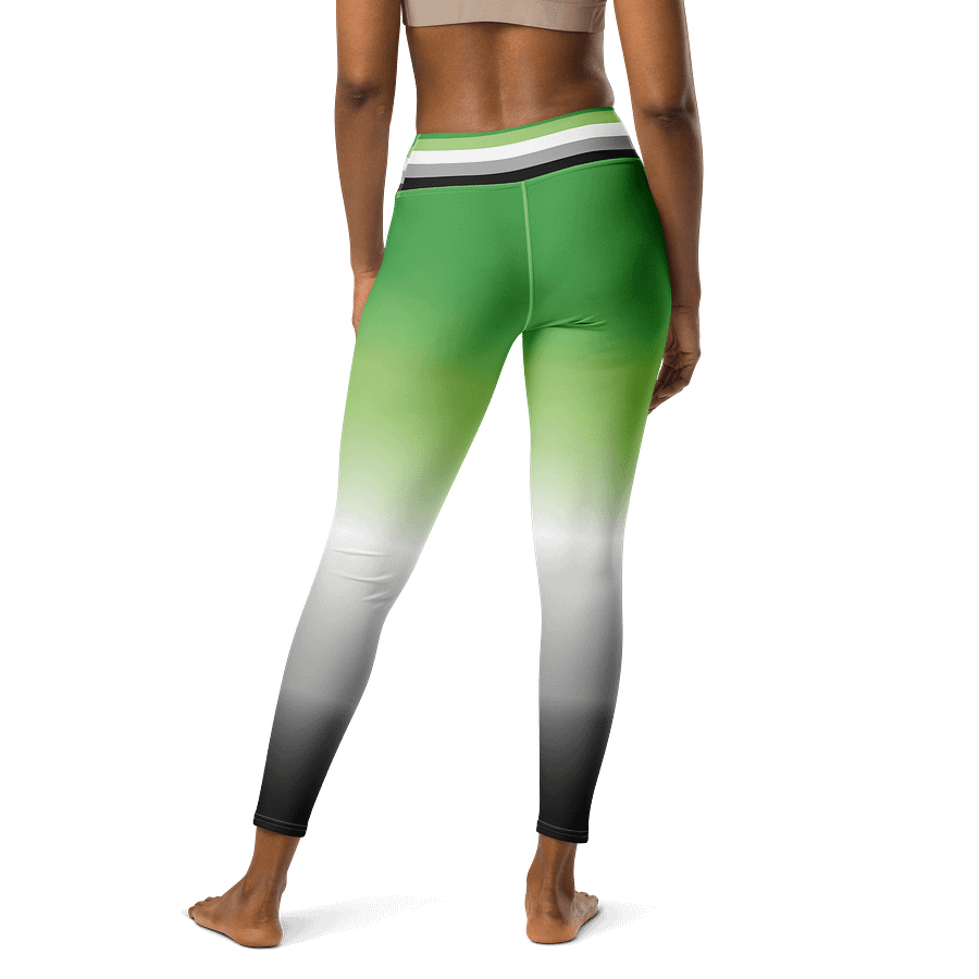 Aromantic Pride Gradient Leggings product image (2)