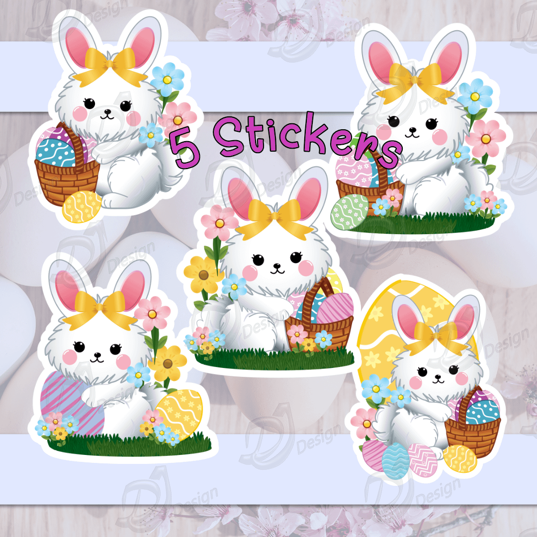 Easter Bunny Kawaii Style Clipart product image (4)