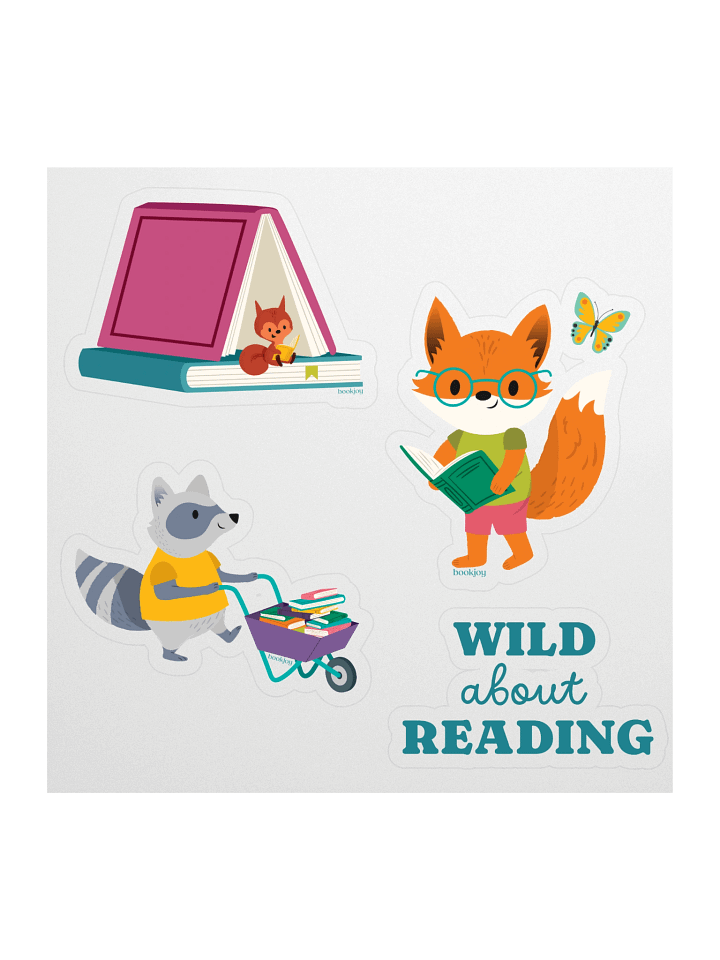 Wild About Reading Stickers product image (1)