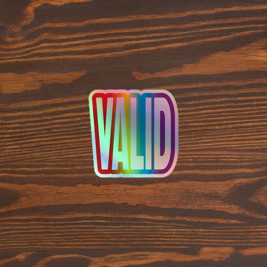 VALID Holographic Sticker product image (3)