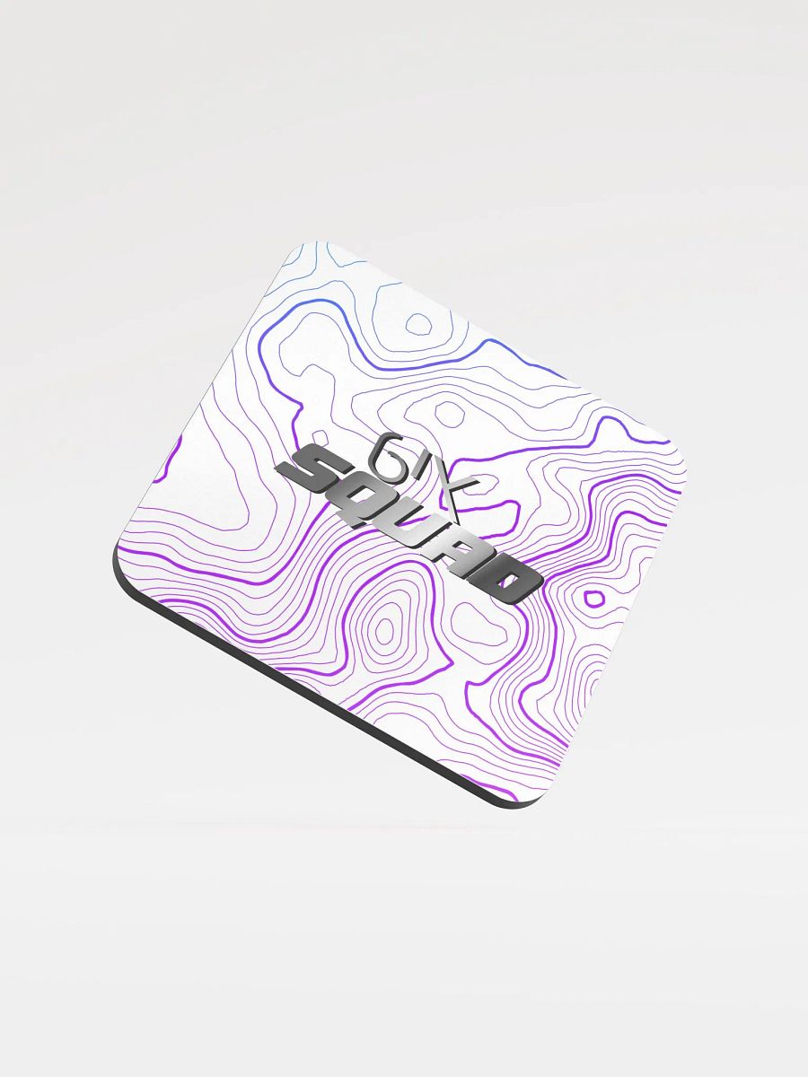 White Faded 6ix Squad Coaster product image (1)