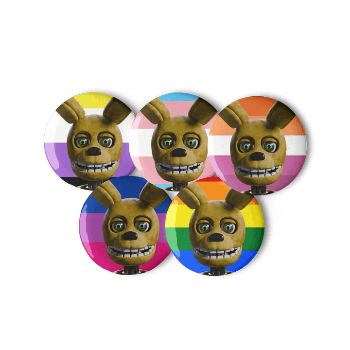 Springy Bright Pride Pins! (Set 1) product image (1)
