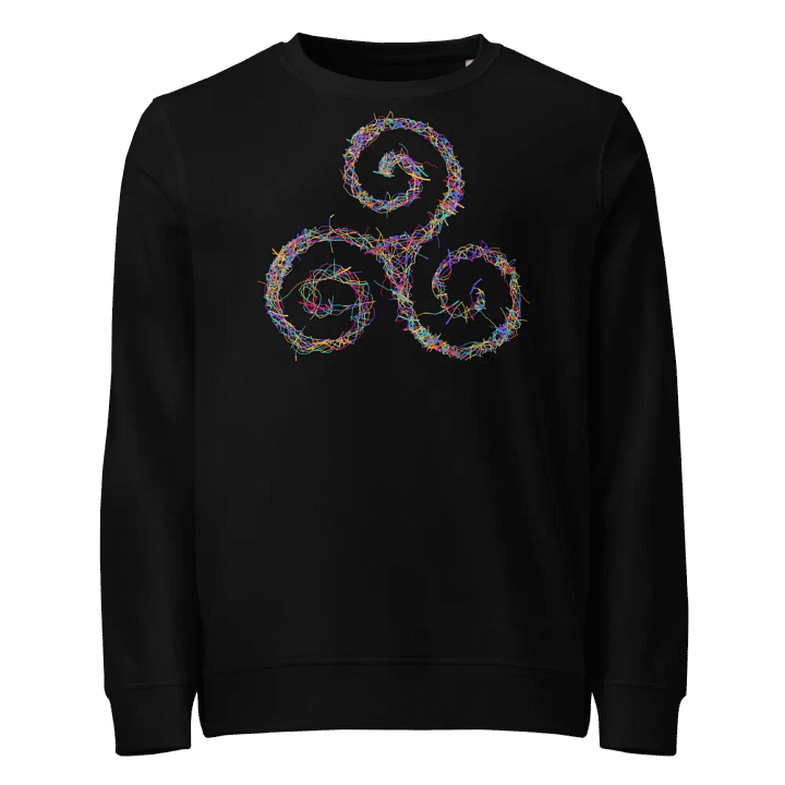 Pixelated Symmetry Organic Sweatshirt product image (1)