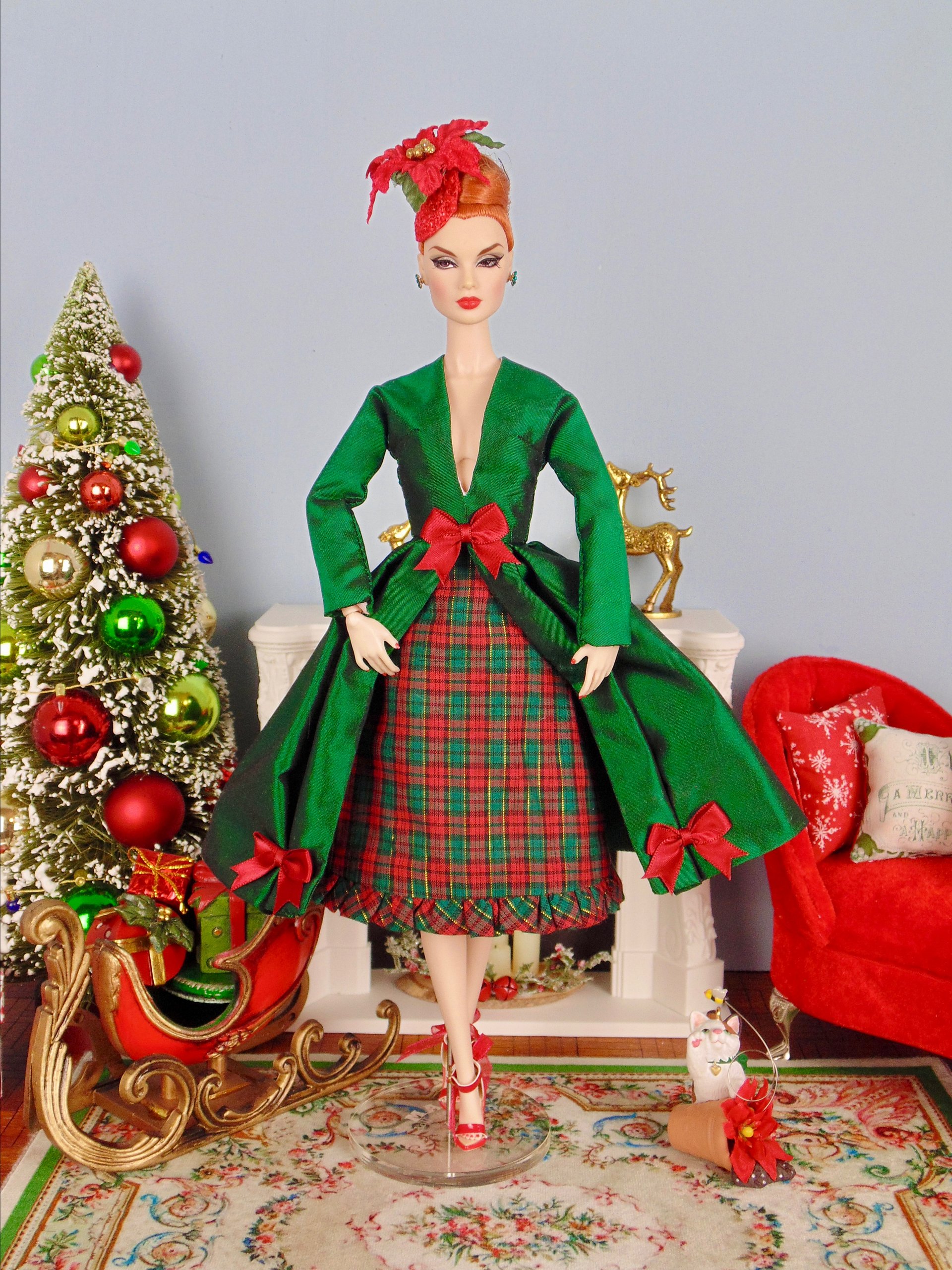 Highland Holiday OOAK fashion for 12” fashion dolls product image (8)
