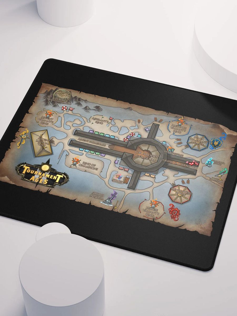 Tournament of Ages - Fairegrounds Map - Gaming Mouse Pad product image (3)
