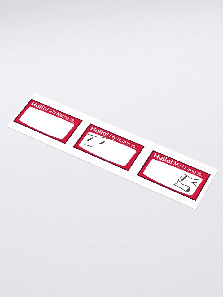 Paul Nametag Stickers product image (1)