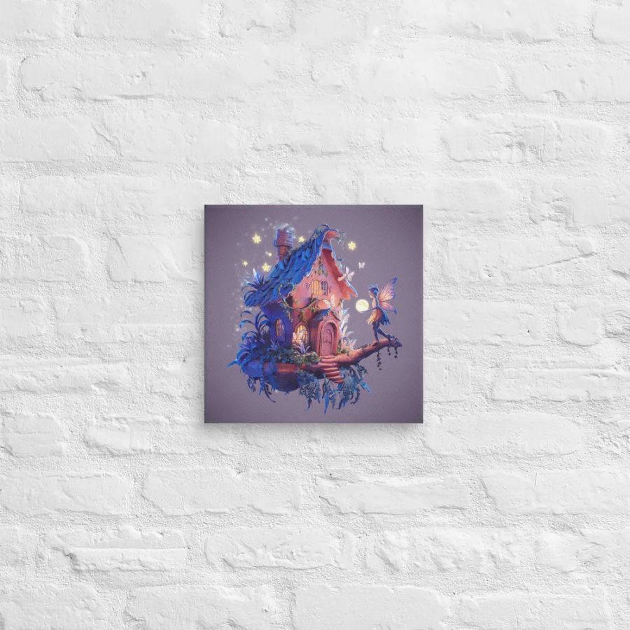 Watercolour Fairy House Art - v12 product image (12)