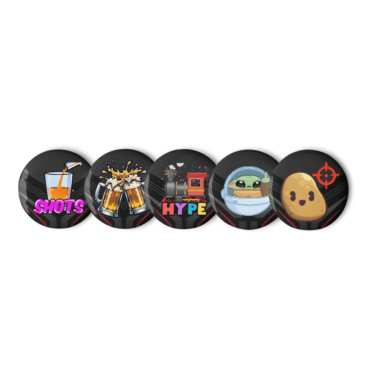 Glowing Pin Button Set product image (3)