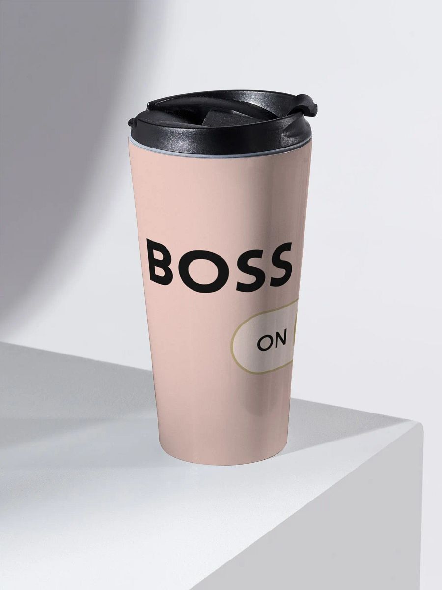 Boss Mode Travel Mug - Pink product image (1)