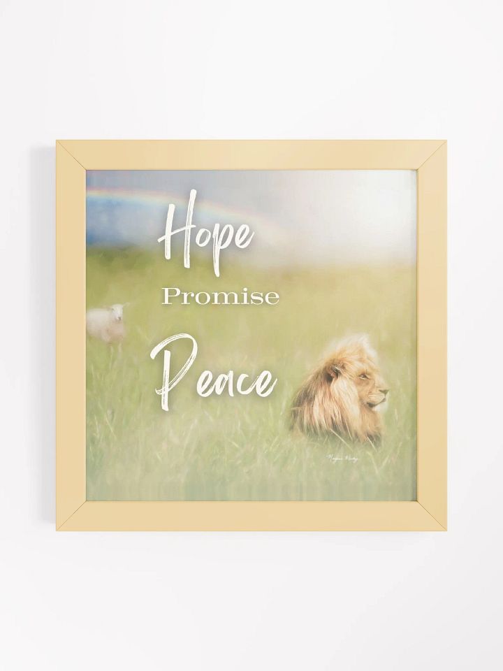 Hope, Promise, Peace Framed Print product image (1)
