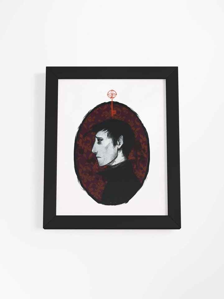 Melancholic Muse Framed Art Print product image (1)