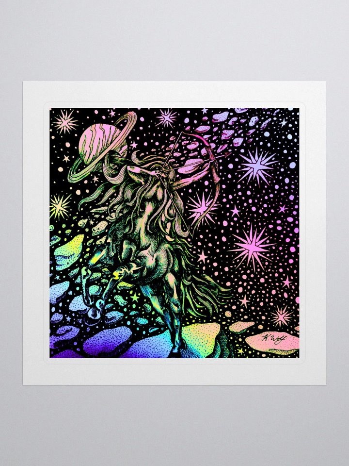 Limited Edition Sagittarius Zodiac Kiss Cut Stickers product image (1)